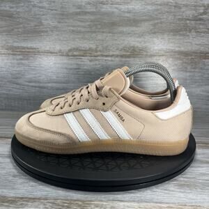 Adidas Women’s Samba OG Wonder Taupe White Athletic Sneakers Size 7